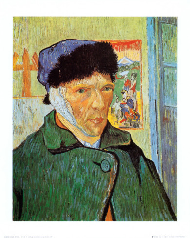 Self-Portrait with Bandaged Ear - Van Gogh Painting On Canvas